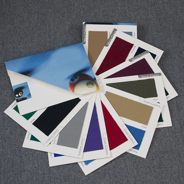 Billard Clothing Fabric Samples Cards